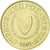 Munten, Cyprus, 5 Cents, 2001, PR+, Nickel-brass, KM:55.3