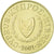 Coin, Cyprus, 5 Cents, 2001, MS(60-62), Nickel-brass, KM:55.3
