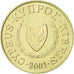Moneta, Cipro, 5 Cents, 2001, SPL, Nichel-ottone, KM:55.3