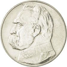 Poland, 10 Zlotych, 1936, Warsaw, AU(50-53), Silver, KM:29