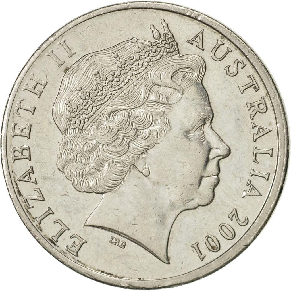 Monnaie, Australie, Elizabeth II, 20 Cents, 2001, Royal Australian Mint, SUP