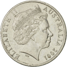 Monnaie, Australie, Elizabeth II, 20 Cents, 2001, Royal Australian Mint, SUP
