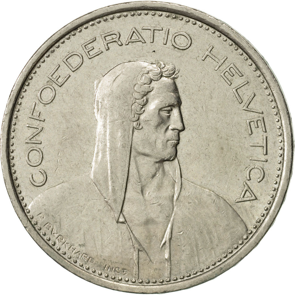 Switzerland, 5 Francs, 1978, Bern, AU(50-53), Copper-nickel, KM:40a.1