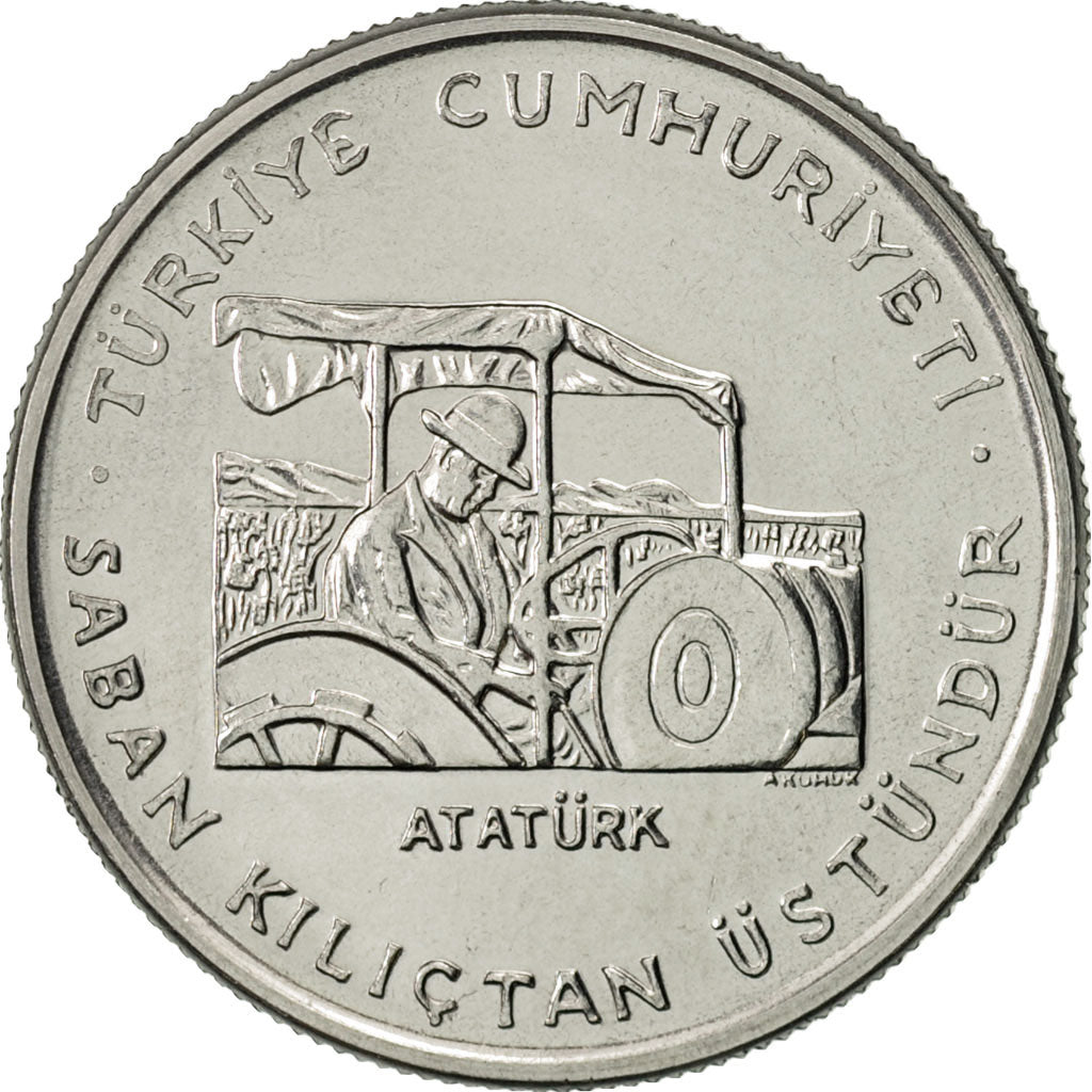 Turkey, Lira, 1979, MS(63), Stainless Steel, KM:926