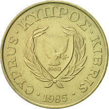 Monnaie, Chypre, 5 Cents, 1985, SUP, Nickel-brass, KM:55.2