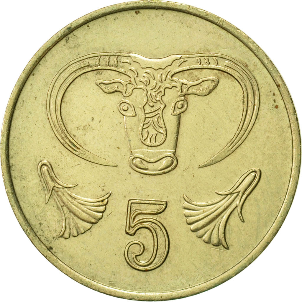 Monnaie, Chypre, 5 Cents, 1985, SUP, Nickel-brass, KM:55.2