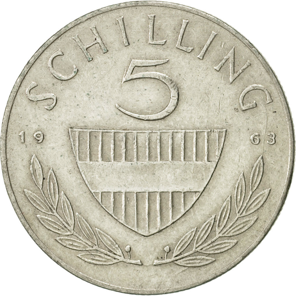 Autriche, 5 Schilling, 1963, SUP, Argent, KM:2889