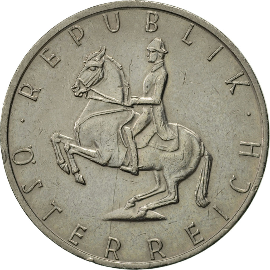 Coin, Austria, 5 Schilling, 1987, AU(55-58), Copper-nickel, KM:2889a