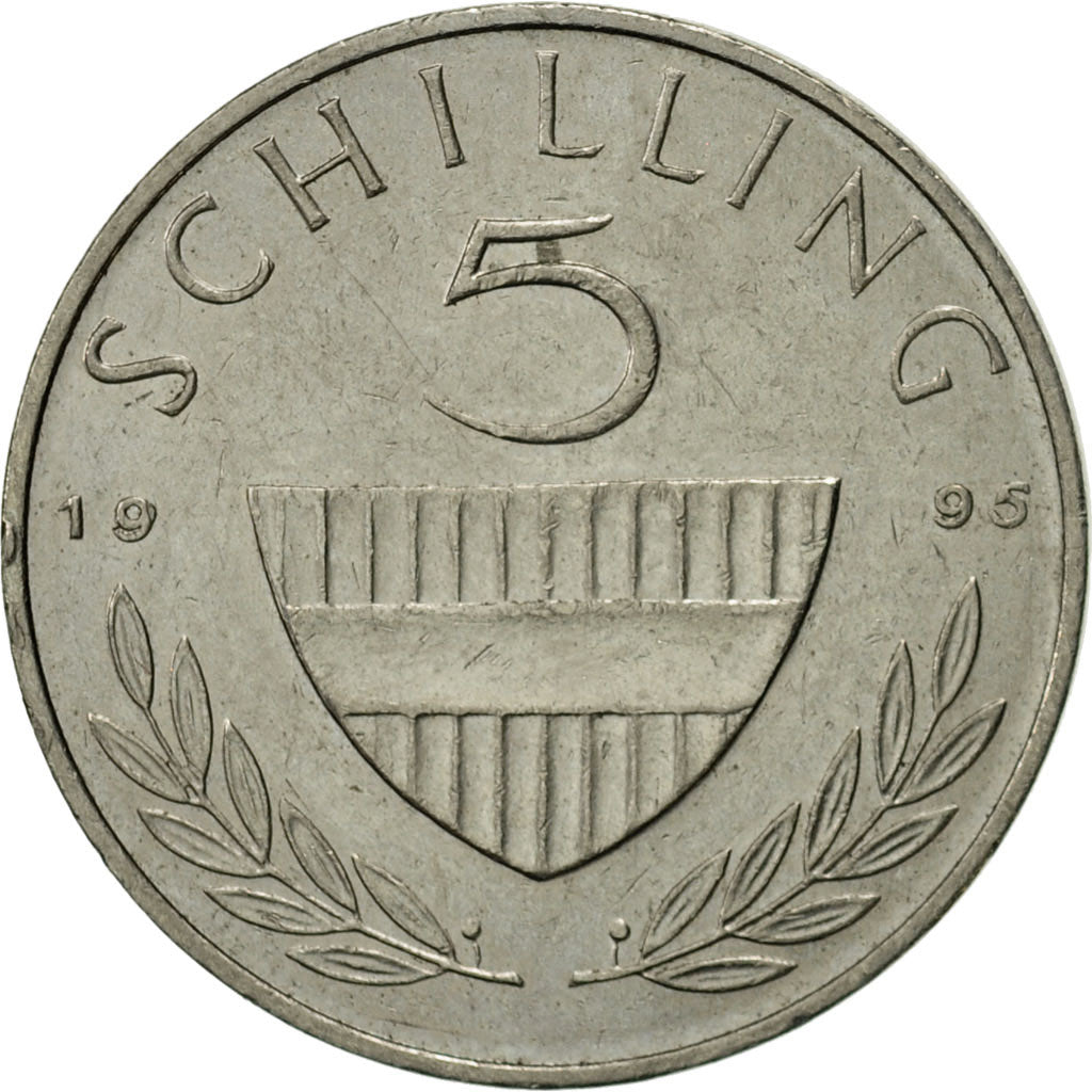 Austria, 5 Schilling, 1995, AU(55-58), Copper-nickel, KM:2889a