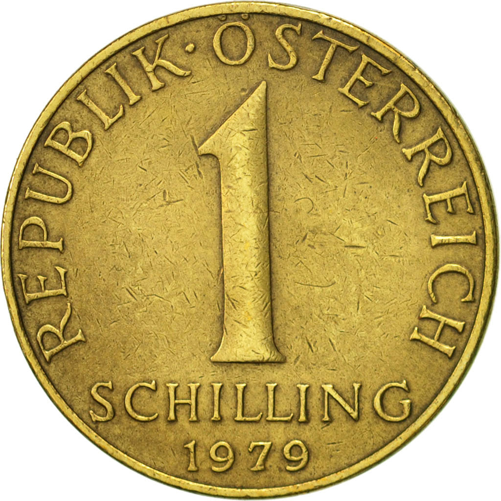 Coin, Austria, Schilling, 1979, EF(40-45), Aluminum-Bronze, KM:2886