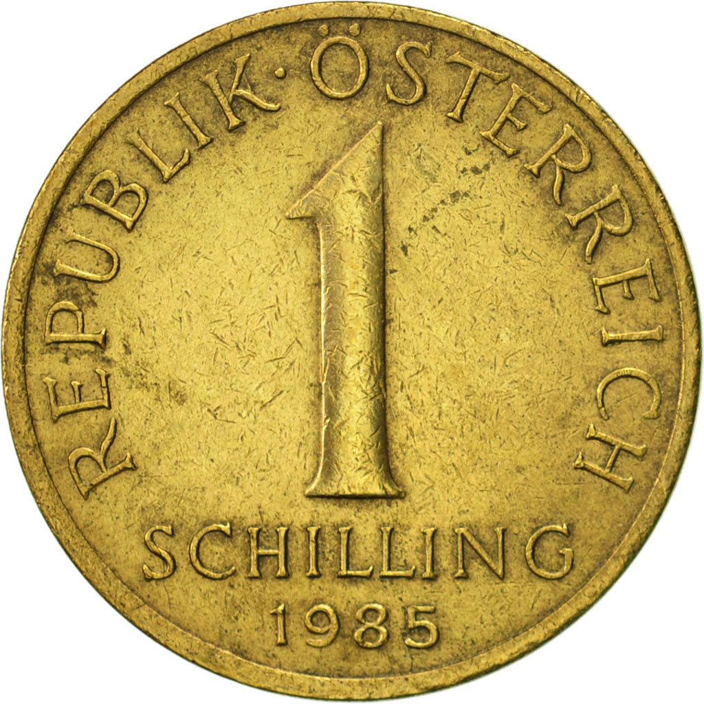 Coin, Austria, Schilling, 1985, EF(40-45), Aluminum-Bronze, KM:2886