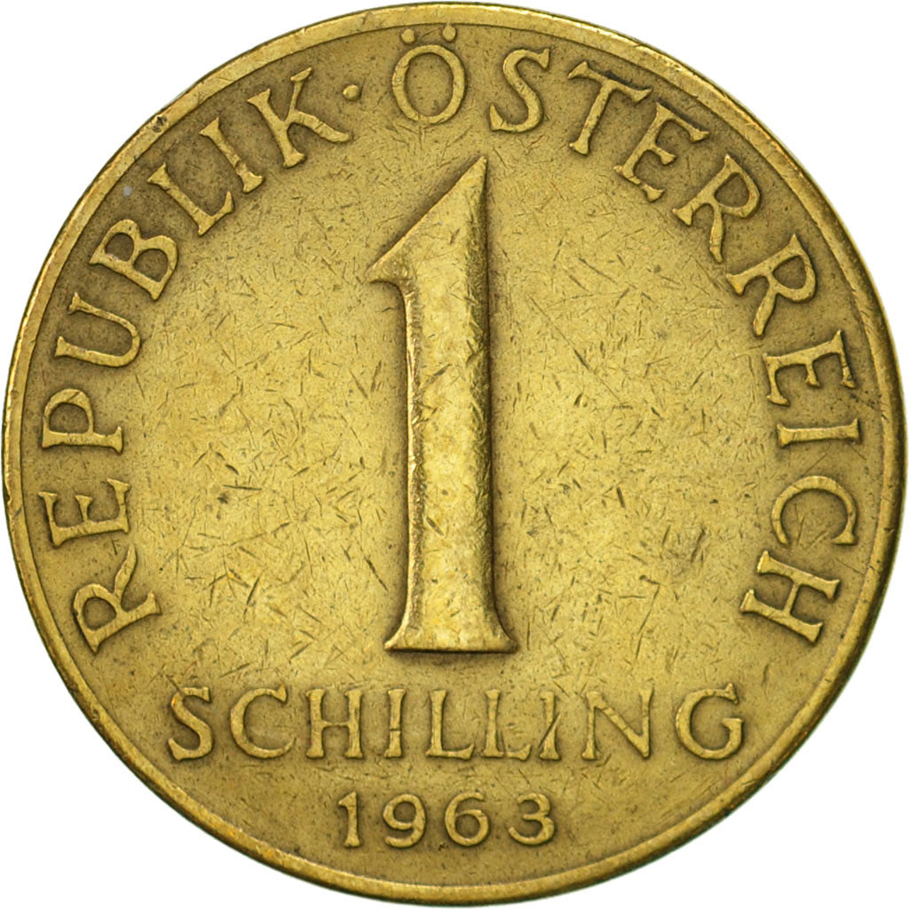 Coin, Austria, Schilling, 1963, VF(30-35), Aluminum-Bronze, KM:2886