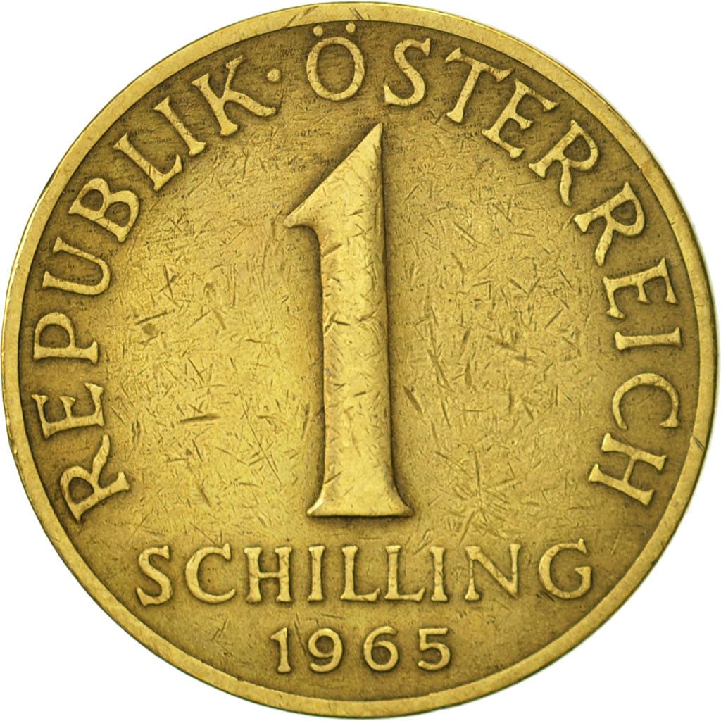 Coin, Austria, Schilling, 1965, VF(30-35), Aluminum-Bronze, KM:2886