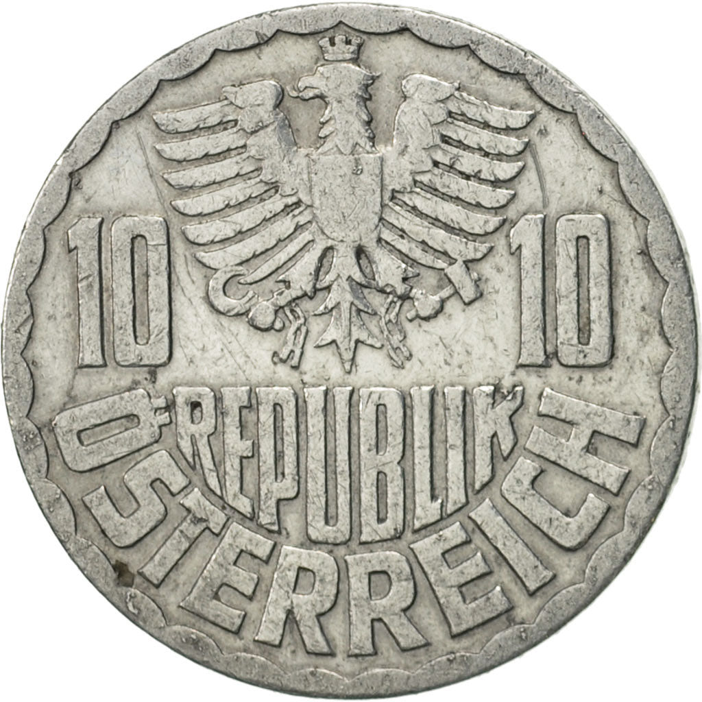 Monnaie, Autriche, 10 Groschen, 1952, Vienna, TTB, Aluminium, KM:2878
