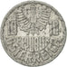 Münze, Österreich, 10 Groschen, 1955, Vienna, SS, Aluminium, KM:2878