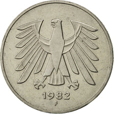 Coin, GERMANY - FEDERAL REPUBLIC, 5 Mark, 1982, Stuttgart, AU(55-58)