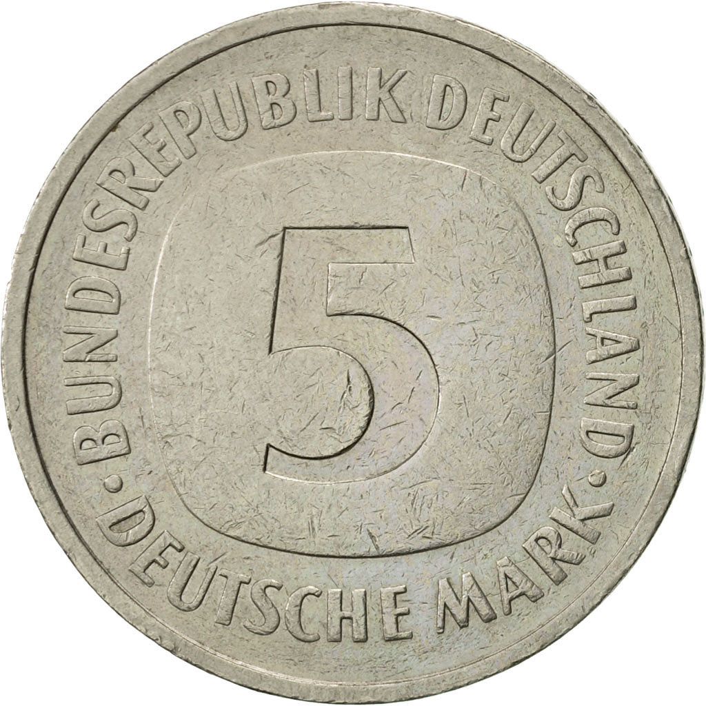 Coin, GERMANY - FEDERAL REPUBLIC, 5 Mark, 1978, Hambourg, AU(50-53)
