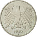 GERMANY - FEDERAL REPUBLIC, 5 Mark, 1987, Hambourg, AU(50-53), Copper-Nickel