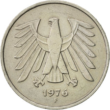 Coin, GERMANY - FEDERAL REPUBLIC, 5 Mark, 1976, Stuttgart, AU(50-53)