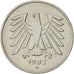 Coin, GERMANY - FEDERAL REPUBLIC, 5 Mark, 1982, Munich, AU(50-53), Copper-Nickel