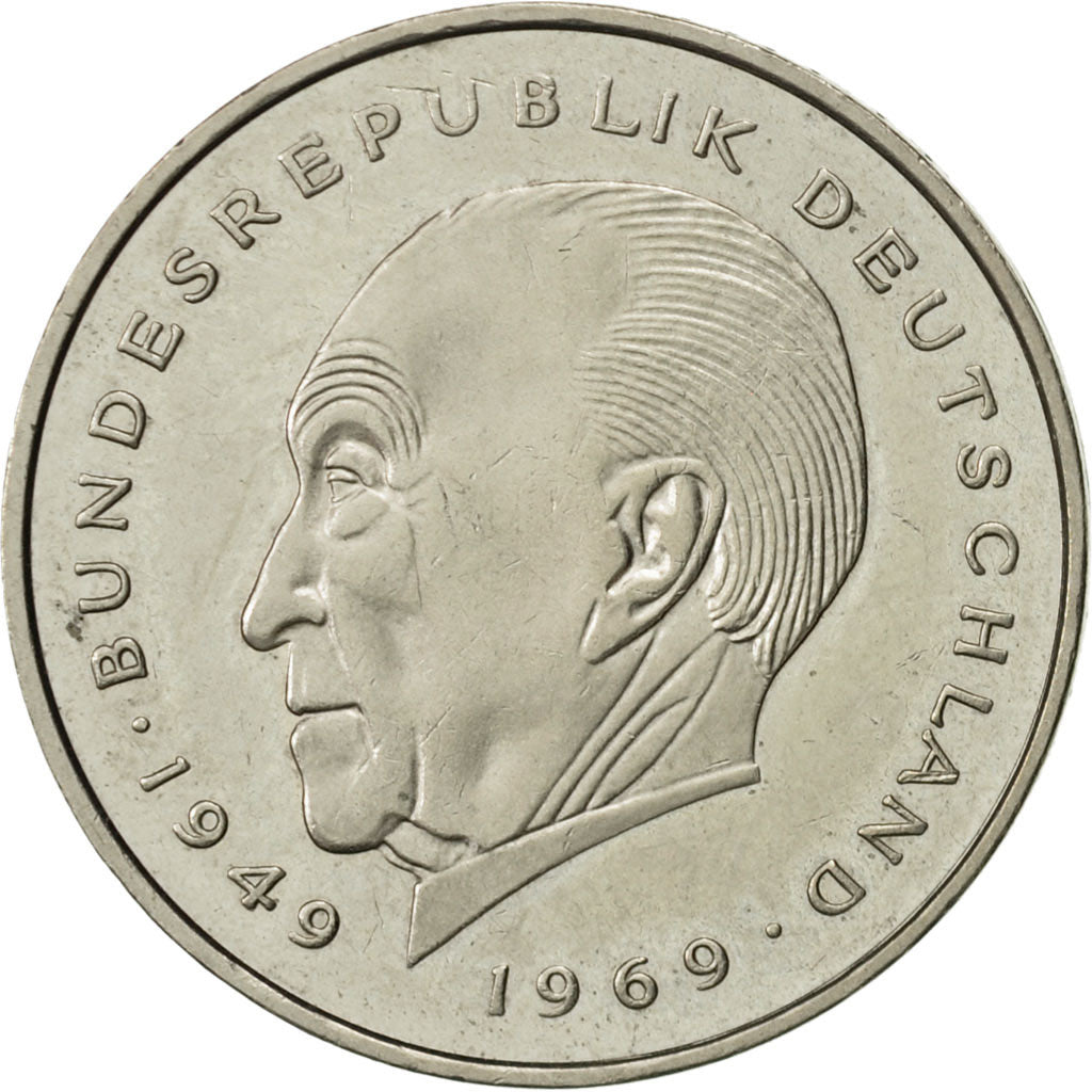 Coin, GERMANY - FEDERAL REPUBLIC, 2 Mark, 1987, Hambourg, AU(55-58)