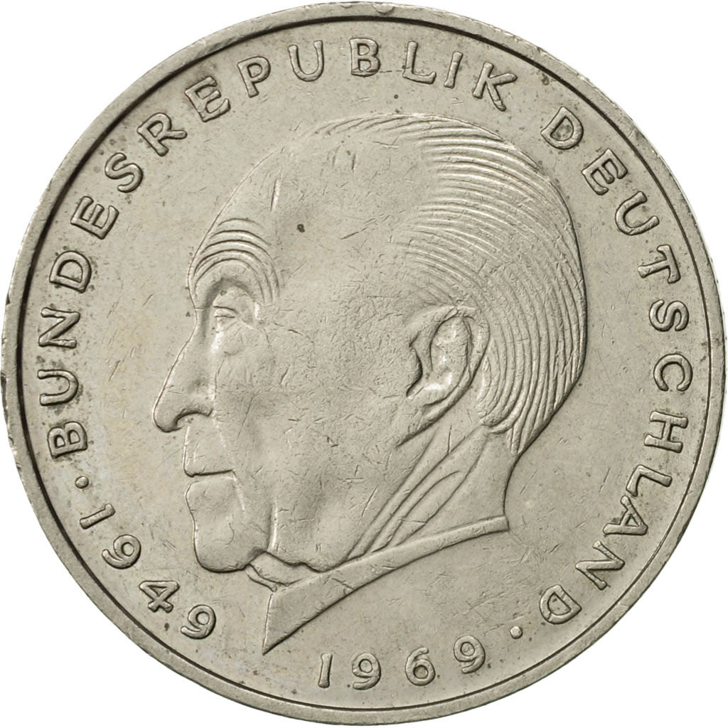 Coin, GERMANY - FEDERAL REPUBLIC, 2 Mark, 1971, Munich, AU(50-53)