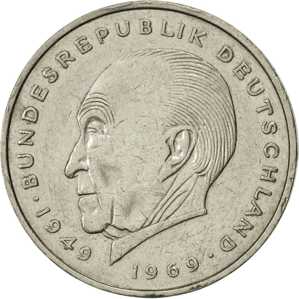 Monnaie, République fédérale allemande, 2 Mark, 1976, Hambourg, TTB+