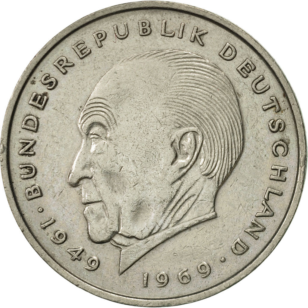 Coin, GERMANY - FEDERAL REPUBLIC, 2 Mark, 1971, Karlsruhe, AU(50-53)