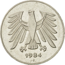 Coin, GERMANY - FEDERAL REPUBLIC, 5 Mark, 1984, Hambourg, VF(30-35)