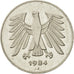 Coin, GERMANY - FEDERAL REPUBLIC, 5 Mark, 1984, Hambourg, VF(30-35)