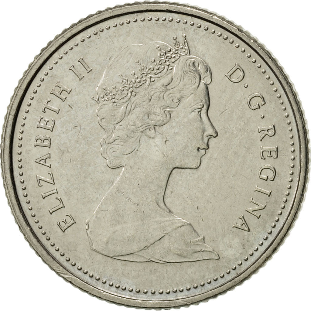 Coin, Canada, Elizabeth II, 10 Cents, 1980, Royal Canadian Mint, Ottawa