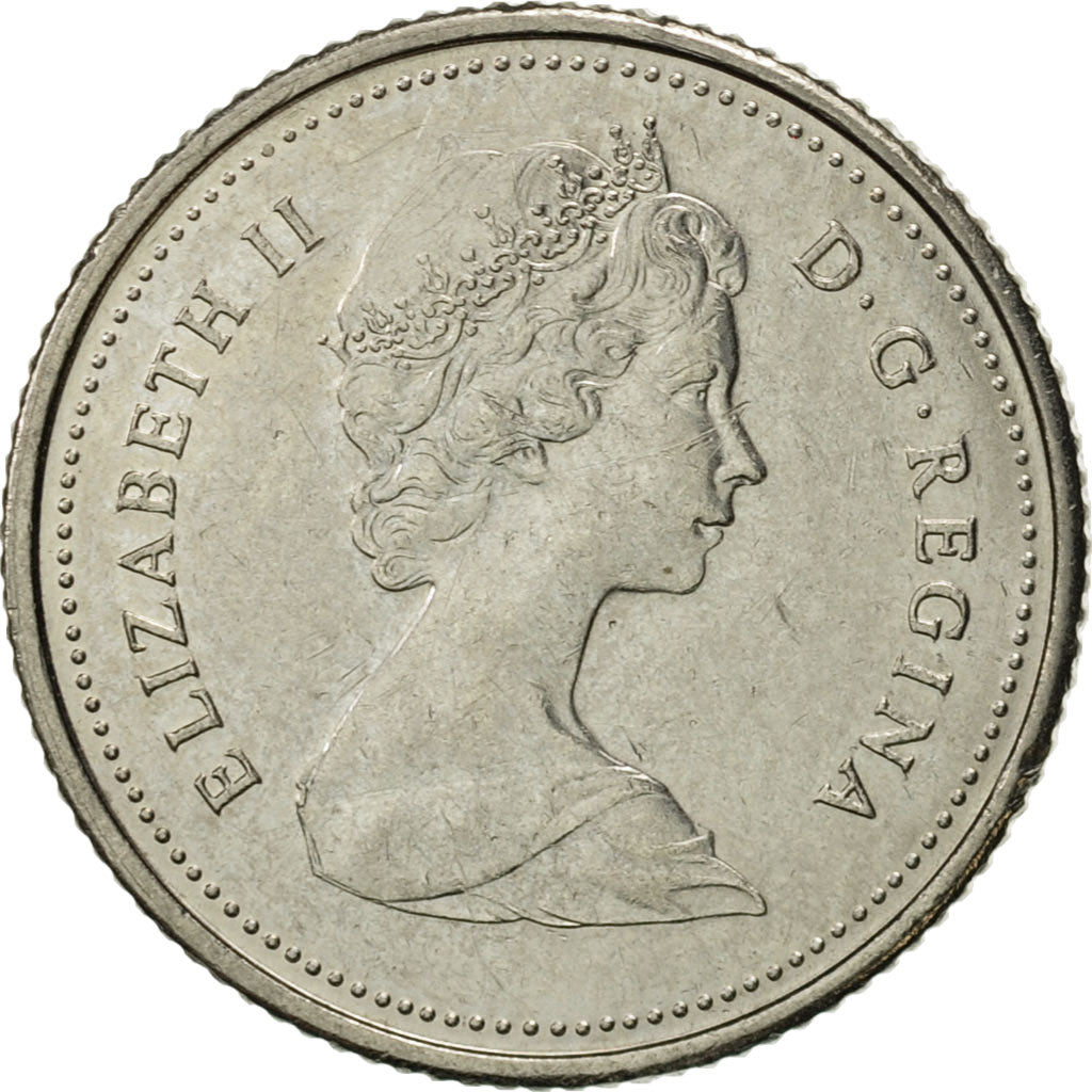 Coin, Canada, Elizabeth II, 10 Cents, 1982, Royal Canadian Mint, Ottawa