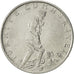 Moneta, Turcja, 2-1/2 Lira, 1976, AU(50-53), Stal nierdzewna, KM:893.2