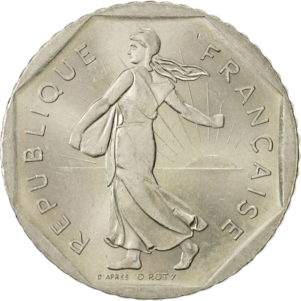 Coin, France, Semeuse, 2 Francs, 1994, Paris, MS(60-62), Nickel, KM:942.1