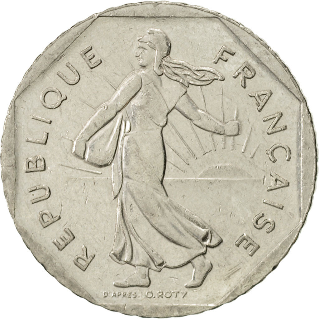 Coin, France, Semeuse, 2 Francs, 1998, Paris, AU(55-58), Nickel, KM:942.1