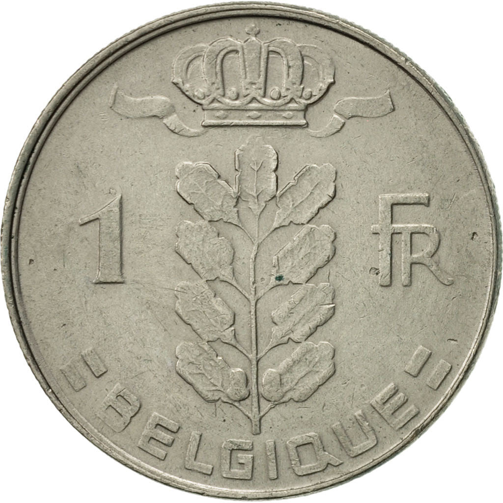 Coin, Belgium, Franc, 1974, EF(40-45), Copper-nickel, KM:142.1