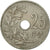 Moneta, Belgio, 25 Centimes, 1913, BB, Rame-nichel, KM:69