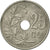 Moneda, Bélgica, 25 Centimes, 1909, MBC, Cobre - níquel, KM:62