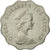 Moneda, Hong Kong, Elizabeth II, 2 Dollars, 1980, MBC+, Cobre - níquel, KM:37
