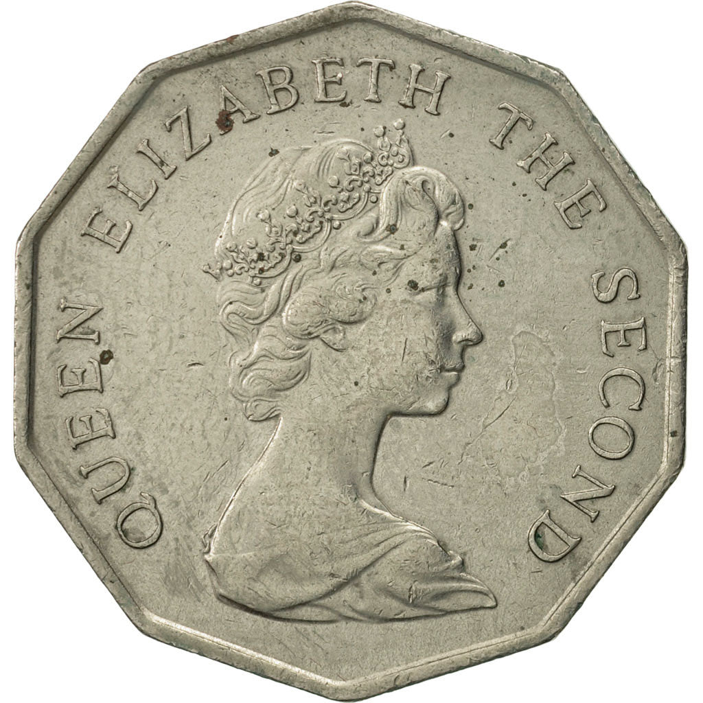 Hong Kong, Elizabeth II, 5 Dollars, 1976, AU(50-53), Copper-nickel, KM:39