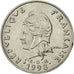 Coin, French Polynesia, 20 Francs, 1998, Paris, AU(55-58), Nickel, KM:9