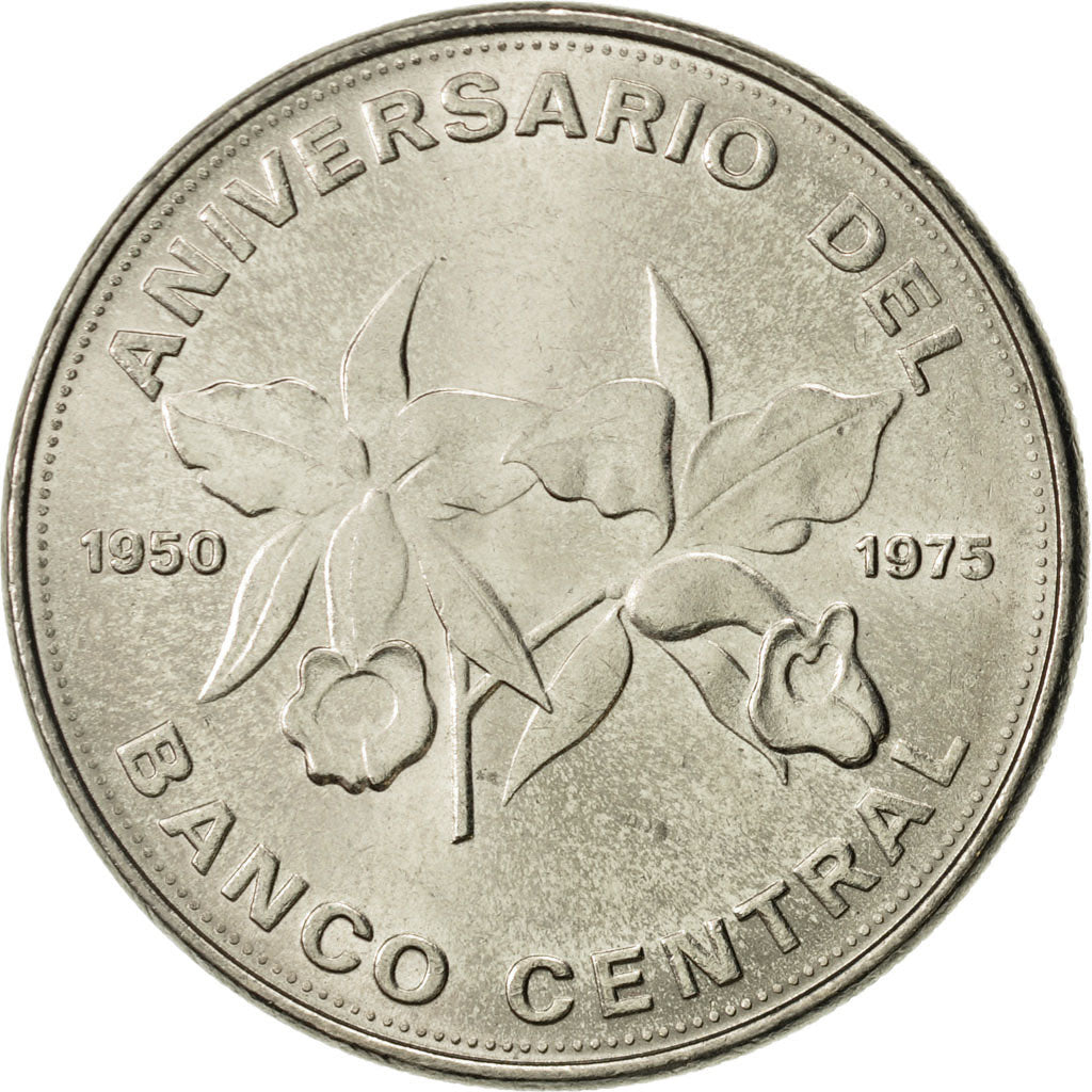 Costa Rica, 20 Colones, 1975, MS(60-62), Nickel, KM:205
