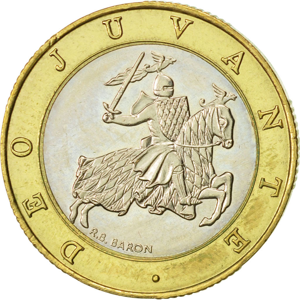 Coin, Monaco, Rainier III, 10 Francs, 1989, MS(63), Bi-Metallic, KM:163