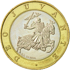 Coin, Monaco, Rainier III, 10 Francs, 1989, MS(63), Bi-Metallic, KM:163