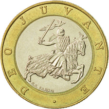 Monaco, Rainier III, 10 Francs, 1991, MS(60-62), Bi-Metallic, KM:163