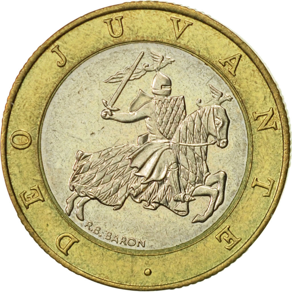 Monaco, Rainier III, 10 Francs, 1992, MS(60-62), Bi-Metallic, KM:163