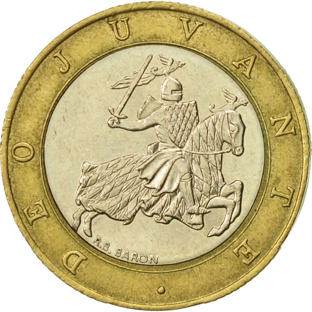 Monaco, Rainier III, 10 Francs, 1994, AU(55-58), Bi-Metallic, KM:163