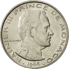 Monnaie, Monaco, Rainier III, Franc, 1966, SUP, Nickel, KM:140, Gadoury:MC 150