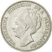 Netherlands, Wilhelmina I, Gulden, 1928, AU(50-53), Silver, KM:161.1