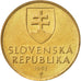 Slovaquie, Koruna, 1993, TTB+, Bronze Plated Steel, KM:12